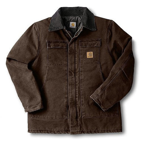 Big Carhartt_ Sandstone Arctic Quilt Lined Traditional Coat
