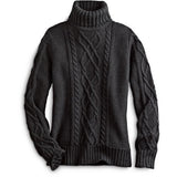 Fisherman Cable-Knit Turtleneck