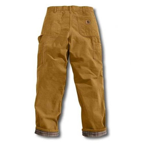 Carhartt Flannel Lined Duck Work Dungarees