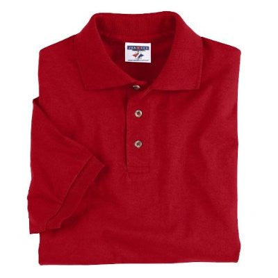 Jerzees Adult 6 oz. 100% Cotton Jersey Men's Golf Shirt