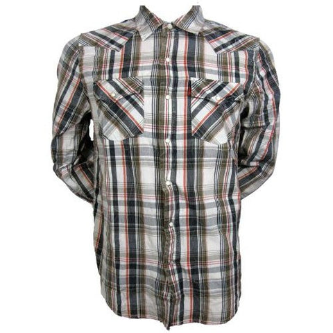 Levi's Western Plaid Button Up Shirts
