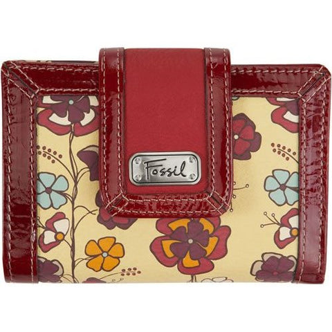 Fossil Printed Leather Multifunction Wallet