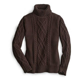 Fisherman Cable-Knit Turtleneck