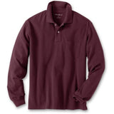 Classic Long-Sleeve Pocket Pique Polo