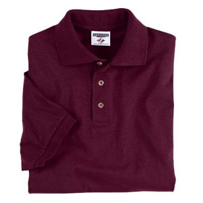 Jerzees Adult 6 oz. 100% Cotton Jersey Men's Golf Shirt